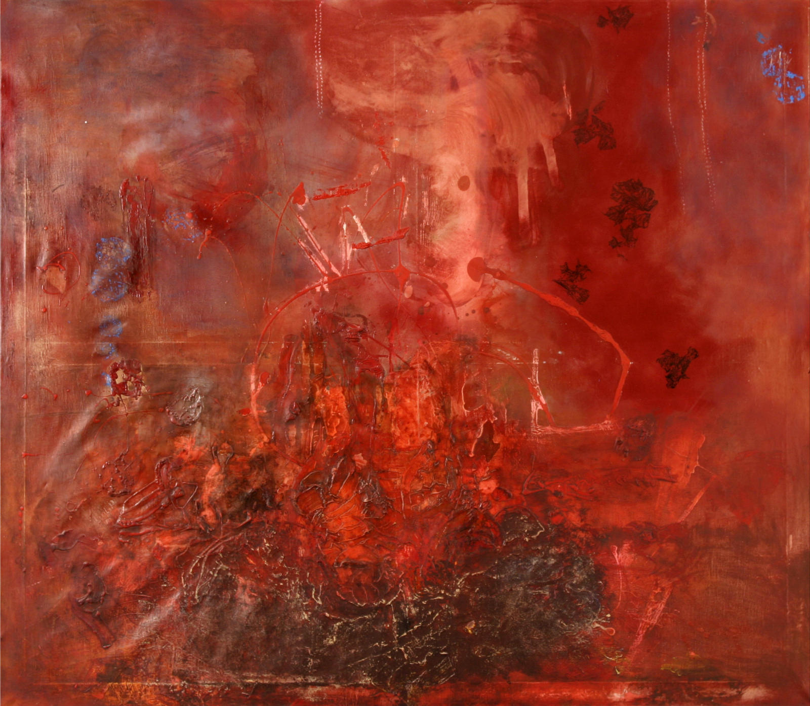 Tattooed Abstract, Oil on canvas, 140x160cm, 2010